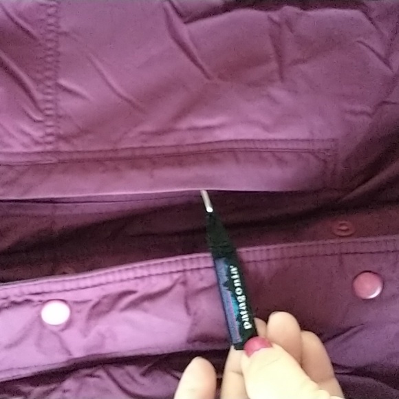 Patagonia Vintage Ski Snowboarding Guide Parka Jacket Burgundy Large - Picture 2 of 13